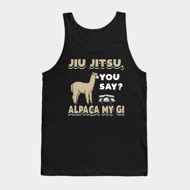 Alpaca my gi Brazilian jiu jitsu Tank Top by maxcode